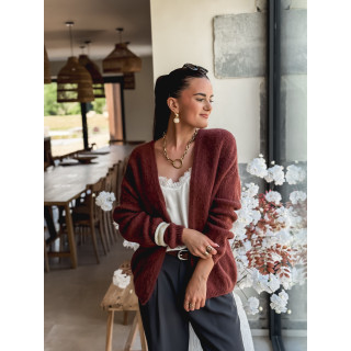 Gilet Dalia - Marron
