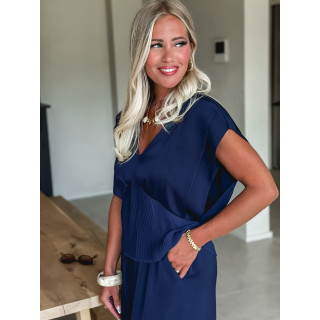 Blouse Lévanna - Bleu marine