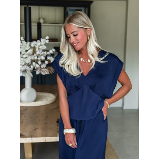 Blouse Lévanna - Bleu marine