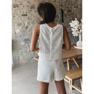 Blouse Anollia - Ecru