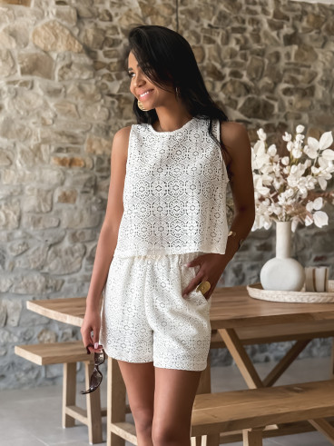 Blouse Anollia - Ecru