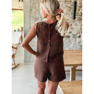 Blouse Anollia - Chocolat