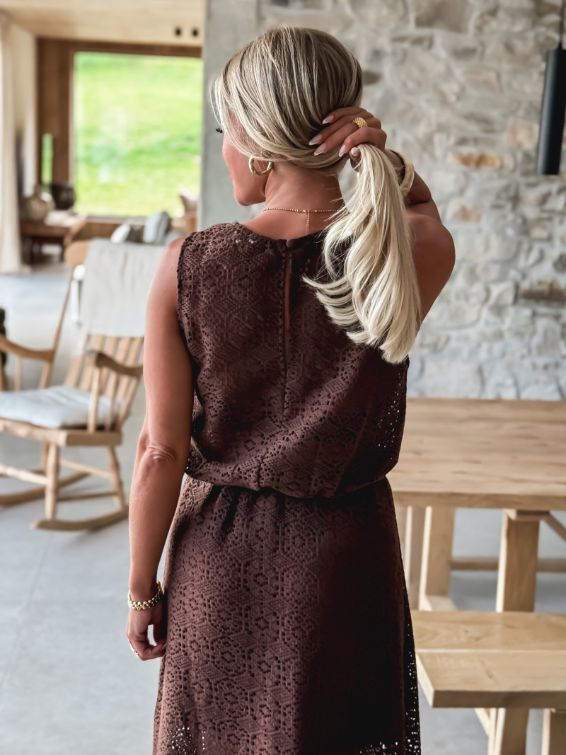 Blouse courte Anollia - Chocolat