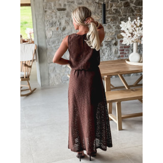 Blouse courte Anollia - Chocolat