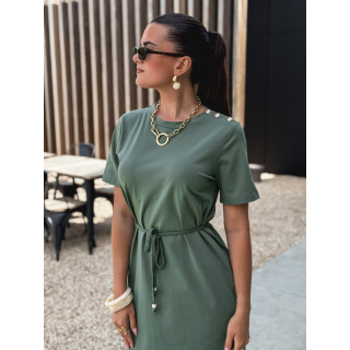 Robe longue Gianina - Kaki