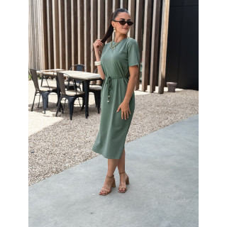 Robe longue Gianina - Kaki