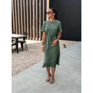 Robe longue Gianina - Kaki