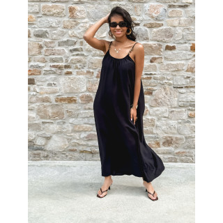 Robe longue Venetta - Noir