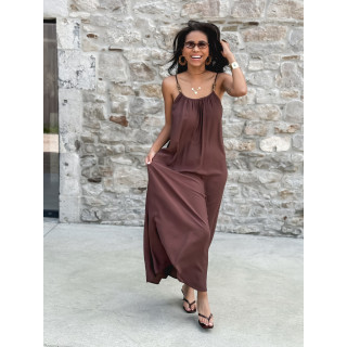 Robe longue Venetta - Marron