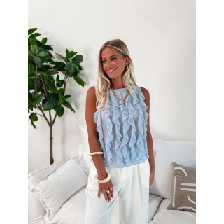 Blouse Lysana - Bleu ciel