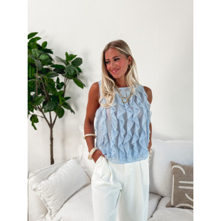 Blouse Lysana - Bleu ciel