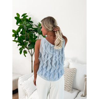 Blouse Lysana - Bleu ciel