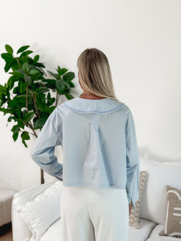 Chemise Cyrielle - Bleu ciel