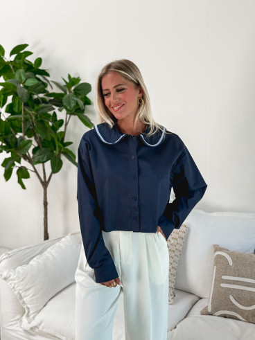 Chemise Cyrielle - Bleu marine
