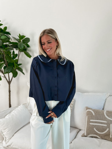 Chemise Cyrielle - Bleu marine