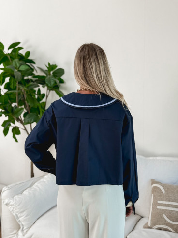 Chemise Cyrielle - Bleu marine