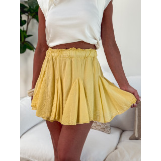 Mini jupe Opale - Jaune