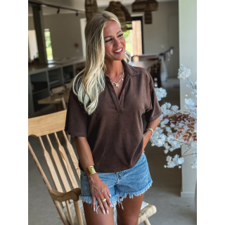 Blouse Federica - Chocolat