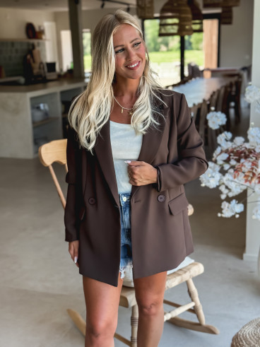 Blazer Alma - Chocolat