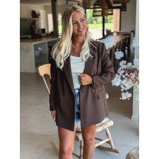 Blazer Alma - Chocolat