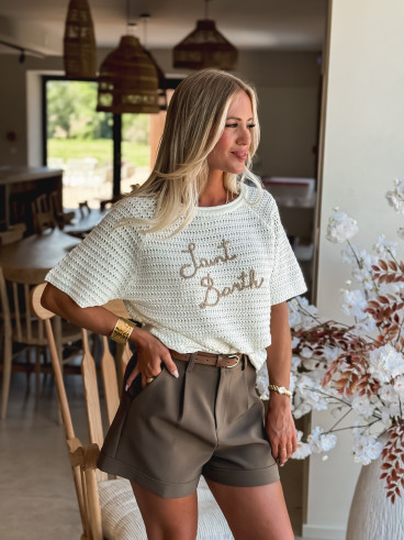 Feelhoo2518 blanc taupe