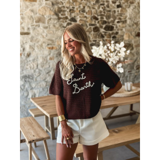 Feelhoo2518 marron blanc