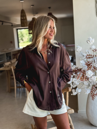 Chemise Janae - Chocolat