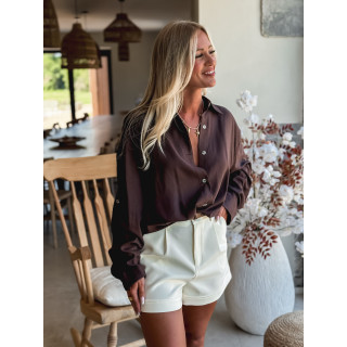 Chemise Janae - Chocolat