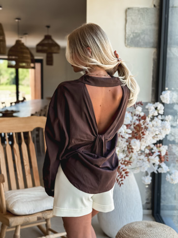 Chemise Janae - Chocolat