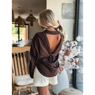 Chemise Janae - Chocolat