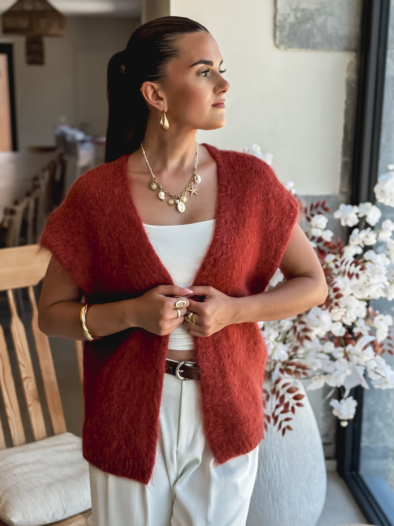 Gilet Milly - Rouille