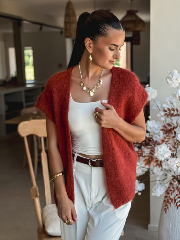 Gilet Milly - Rouille