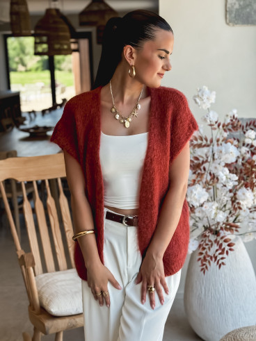 Gilet Milly - Rouille