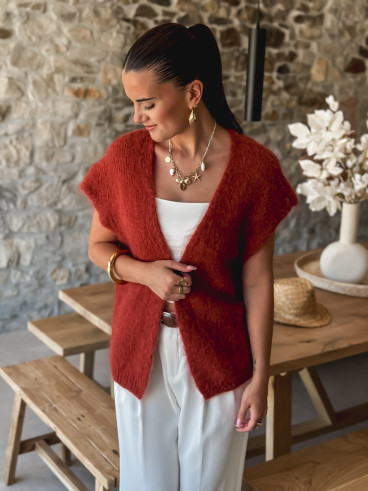 Gilet Milly - Rouille