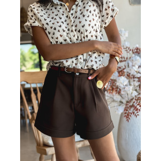 Short Viktoria - Marron Foncé