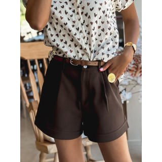 Short Viktoria - Marron Foncé