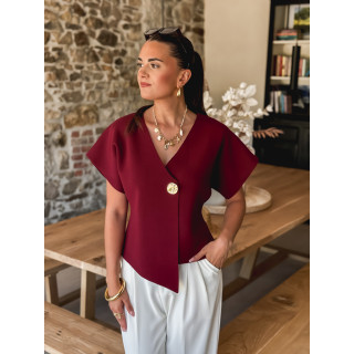 Gilet Savia - Bordeaux
