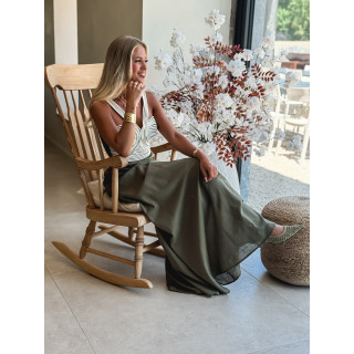 Robe longue Meylin - Kaki