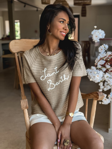 Feelhoo2518 taupe blanc