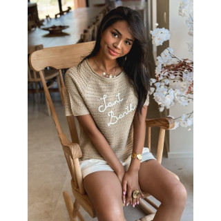 Feelhoo2518 taupe blanc