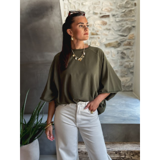T-shirt oversize Daena - Kaki