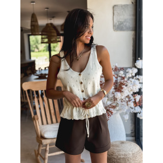 Blouse Kyria - Ecru