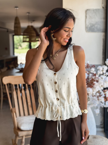 Blouse Kyria - Ecru