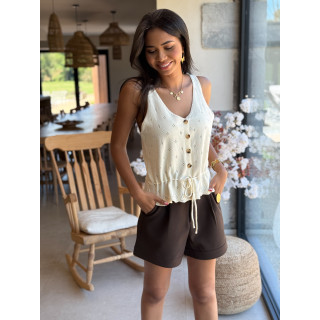 Blouse Kyria - Ecru