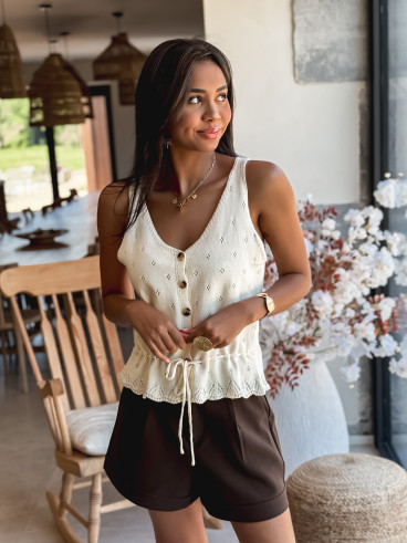 Blouse Kyria - Ecru