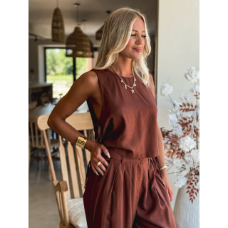 Blouse Sadia - Chocolat