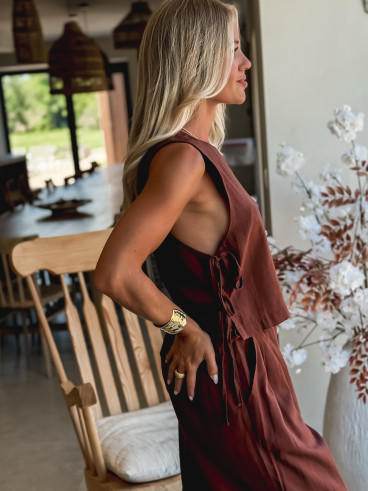 Blouse Sadia - Chocolat