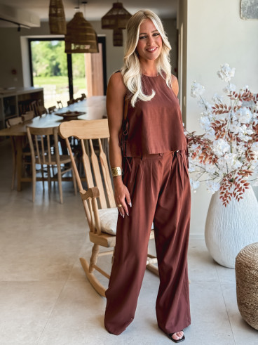 Blouse Sadia - Chocolat