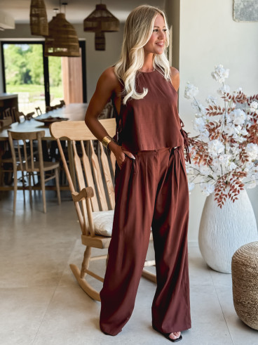 Blouse Sadia - Chocolat