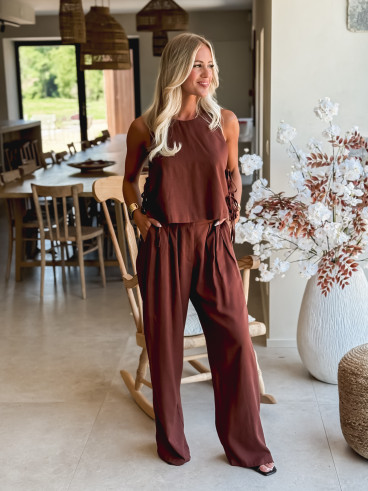 Blouse Sadia - Chocolat